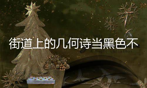 不锈品成为城市钢垃街道几何圾桶艺术上的诗当黑色